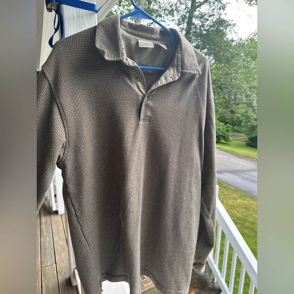 L.L. Bean Slightly-fitted Long Sleeve Polo